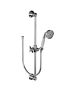 Horus Coventry Classic Collection - Wall Shower Set with Handspray, Flexible, Brass Rail - Matt Nickel 28.542-NM
