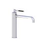 Horus Minoé Contemporary Collection - Single Lever Kitchen Mixer, Swivel Spout /no Waste - Satin Brass 37.703-LS