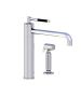 Horus Minoé Contemporary Collection - Single Lever Kitchen Mixer, Swivel Spout / No Waste - Satin Brass 37.723-LS