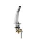 Horus Nouvelle Vague “part of Contemporary Collection - Deck Mounted Pull up Handset with Diverter & Flexible - Chrome 40.777-CH