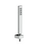Horus Echo Equinox316 Collection - Wall Hook with Brass Handshower and Flexible Hose - Metal Gun 43.589-CF