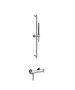 Horus Minoé Contemporary Collection - Complete Set : Exposed Thermostatic Wall Bathshower Mixer - Chrome 47.795-CH