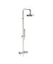Horus Minoé Contemporary Collection - Complete Exposed Thermostatic Wall Shower Set - Chrome 47.797-CH
