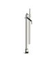Horus Minoé Contemporary Collection - Complete Exposed Thermostatic Wall Bath-shower Mixer - Satin Brass 47.799-LS