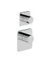 Horus Naja Contemporary Collection - Trim for Thermostatic Mixer. - Satin Brass 48.521-LS