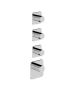 Horus Naja Contemporary Collection - Trim for Thermostatic Mixer. - Chrome 48.523-CH