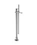 Horus Naja Contemporary Collection - Complete Mixer / for Free Standing Bath - Satin Brass 48.799-LS