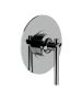 Horus Minoé Contemporary Collection - Concealed Wall Mounted Manual Mixing Shower Valve - Satin Brass 49.700-LS