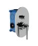 Horus Minoé Contemporary Collection - Concealed Wall Mounted Manual Mixing Shower Valve with Diverter - Metal Gun 49.701-CF