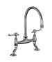 Horus Montmartre Classic Collection - 2-hole Kitchen Mixer / No Waste - Polished Nickel 50.141-NB