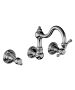 Horus Montmartre Classic Collection - Concealed 3 Hole Basin Set with Waste, No Plug - Chrome 50.262-CH
