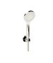 Horus Canopée Contemporary Collection - Shower Rail with Brass Handshower on Sliding Part and Flexible Hose - Satin Brass 60.582-LS