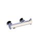 Horus Canopée Contemporary Collection - Exposed Thermostatic Wall Bathshower Mixer - Matt Black 60.596-NO