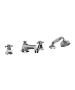 Horus Ascott Classic Collection - 4 Hole Deck Bath/ Shower Set - Matt Nickel 62.466-NM