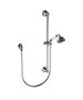 Horus Ascott Classic Collection - Wall Shower Set with Rail, Flexible Hose and Handspray - Chrome 62.532-CH