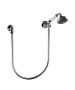Horus Ascott Classic Collection - Wall Shower Set with Wall Hook, Flexible Hose and Handspray - Chrome 62.589-CH