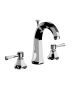 Horus Ascott Classic Collection - 3 Hole Bassin Set High Spout with Pop-up Waste, Flexible Hoses - Polished Nickel 65.261-NB