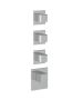 Horus Philae Equinox316 Collection - Trim for Thermostatic Mixer - Matt Black 80.523-NO