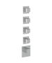 Horus Philae Equinox316 Collection - Trim for Thermostatic Mixer - Chrome 80.524-CH