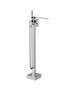 Horus Philae Equinox316 Collection - Complete Mixer + Pipe for Free Standing Bath - Satin Brass 80.798.E2-LS