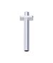 Horus Naja Contemporary Collection - Ceiling Arm + Square Design Flange - Chrome 92.570-CH