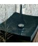 Νιπτήρας Πέτρινος Μαύρο 50*40*12cm Bati Stone Piring