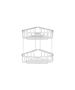 Sanco Shower Baskets Διπλή γωνιακή Θήκη PVD νίκελ ατσάλι 00009-PVD-11BR