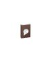 Sanco Tissue Dispensers Θήκη για σακουλάκια υγιεινής (AISI 304) Wenge ανάγλυφο 00098-Α75