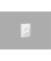 Sanco Tissue Dispensers Θήκη για σακουλάκια υγιεινής (AISI 304) Λευκό ματ 00098-Μ101