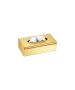 Sanco Tissue Dispensers Tissue Box Free standing | Wall mounted (AISI 304) PVD χρυσό ορείχαλκο βουρτσιστό 00102-PVD-02BR