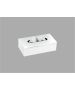 Sanco Tissue Dispensers Tissue Box Free standing | Wall mounted (AISI 304) Λευκό ματ 00102-Μ101