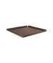 Sanco Hotel Amenities Coffee tray (AISI 304) Wenge ανάγλυφο 00134-Α75