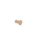 Sanco Bath Robe Hook & Door Stop Μονό Άγκιστρο Μόκα ματ 00671-M103