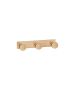 Sanco Bath Robe Hook & Door Stop Τριπλό Άγκιστρο PVD θερμό μπρονζέ βουρτσιστό 00683-PVD-01BR