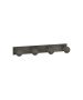 Sanco Bath Robe Hook & Door Stop Τετραπλό άγκιστρο Σκούρο μπρονζέ ματ 00684-DM25