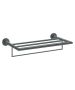 Sanco Towel racks Ραφιέρα Πετσετών Ανθρακί ανάγλυφο 00911-Μ118