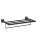 Sanco Towel racks Ραφιέρα Πετσετών PVD gun metal γυαλιστερό 00961-PVD-05PL
