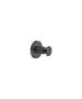 Sanco Dorian Μονό Άγκιστρο PVD gun metal γυαλιστερό 190650-PVD-05PL