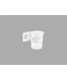 Sanco Iconic Glass Holder Λευκό ματ 26701-Μ101