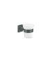 Sanco Iconic Glass Holder Ανθρακί ανάγλυφο 26701-Μ118