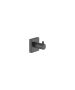 Sanco Iconic Single Bath Robe Hook Σκούρο γραφίτη 26728-122