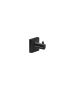 Sanco Iconic Single Bath Robe Hook Μαύρο ματ 26728-Μ116