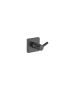 Sanco Iconic Double Bath Robe Hook Σκούρο γραφίτη 26748-122