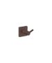 Sanco Iconic Double Bath Robe Hook Wenge ανάγλυφο 26748-Α75