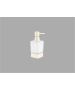 Sanco Bathroom Set Επικαθήμενο Ντισπένσερ Μπεζ ματ 90355-Μ102