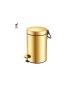 Sanco Waste Bins Χαρτοδοχείο 3 lt Soft Close (AISI 304) PVD χρυσό ορείχαλκο βουρτσιστό 90603-PVD-02BR