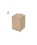 Sanco Waste Bins Χαρτοδοχείο 5lt Μόκα ματ 90677-M103