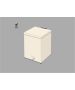Sanco Waste Bins Χαρτοδοχείο 5lt Μπεζ ματ 90677-Μ102