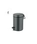 Sanco Waste Bins Χαρτοδοχείο 3lt Soft Closing System Ανθρακί ανάγλυφο 90689-Μ118