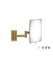 Sanco Cosmetic mirrors Μεγεθυντικός καθρέπτης x3 (Διπλό βραχίονα) Μπρονζέ ματ MR-301-Μ25